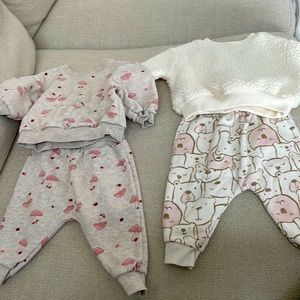 Old Navy sets 3-6 months $15 for 1, $30 for 2. Both like new, minimal wear